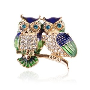 Creative Cartoon Cute Owl Brooch