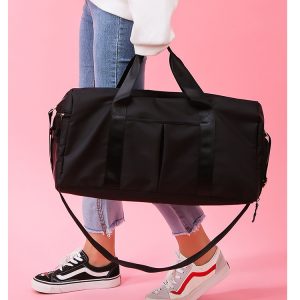 Shoe position dry and wet separation sports female yoga fitness bag large capacity travel bag sports training