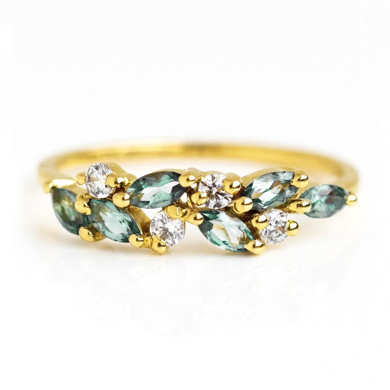 Huitan Luxury Gold Color Ring - Image 13