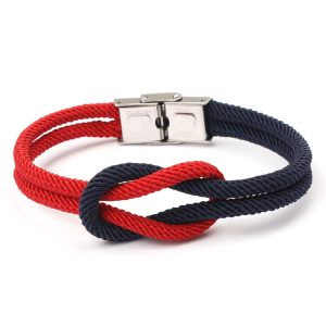 Vintage Anchor Handmade Woven Bracelet