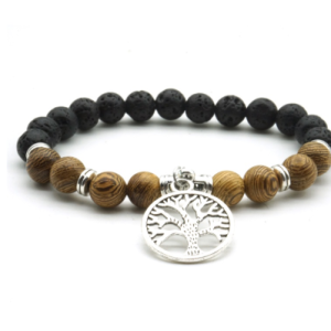 Hand-woven Red Rope Tree of Life Bracelet
