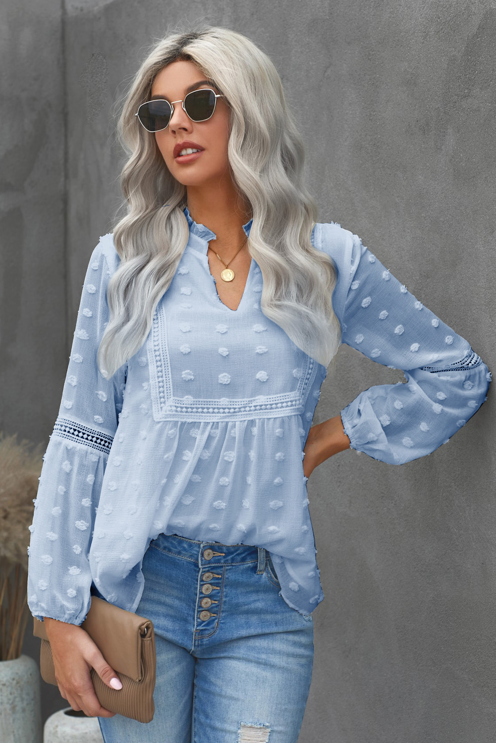 Charming Ruffle Chiffon Blouse - Image 29